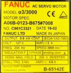 FANUC A06B-0123-B675#7008